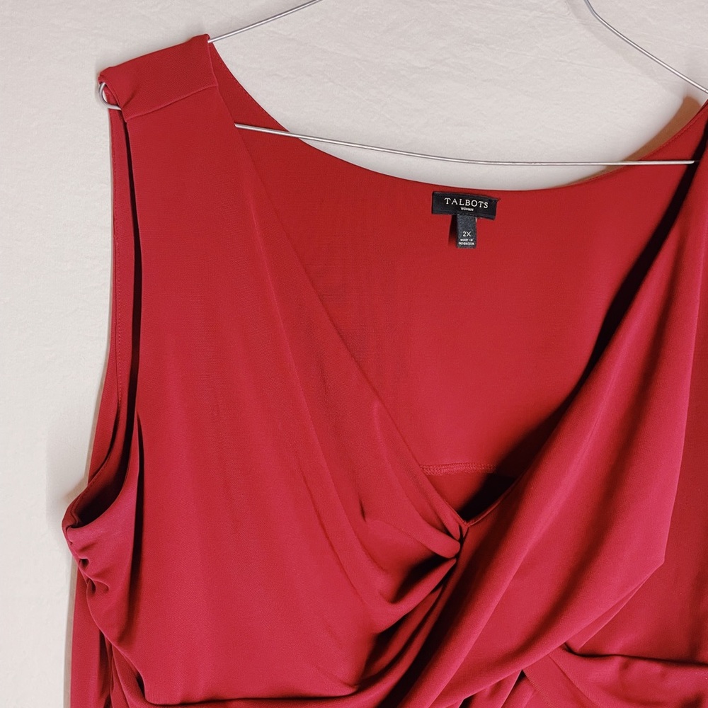 Talbots V Neck Top - Picture 3 of 6